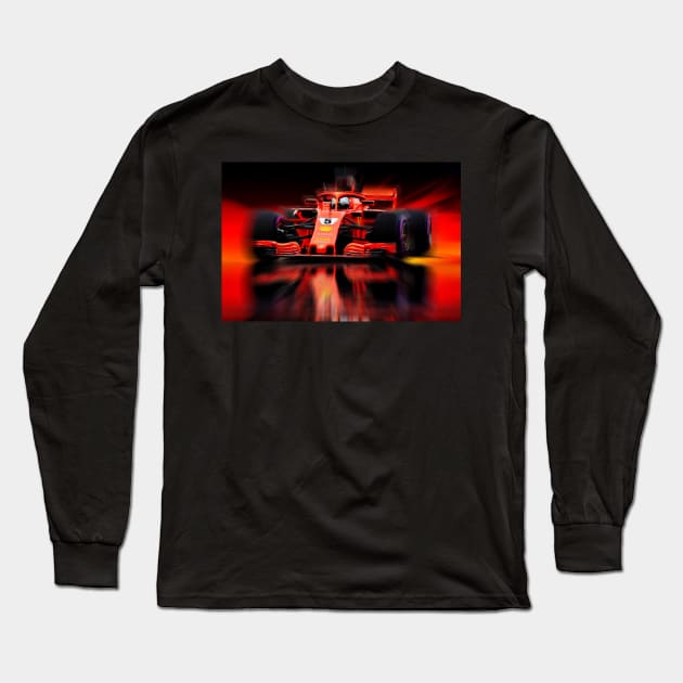 Vettel Long Sleeve T-Shirt by DeVerviers